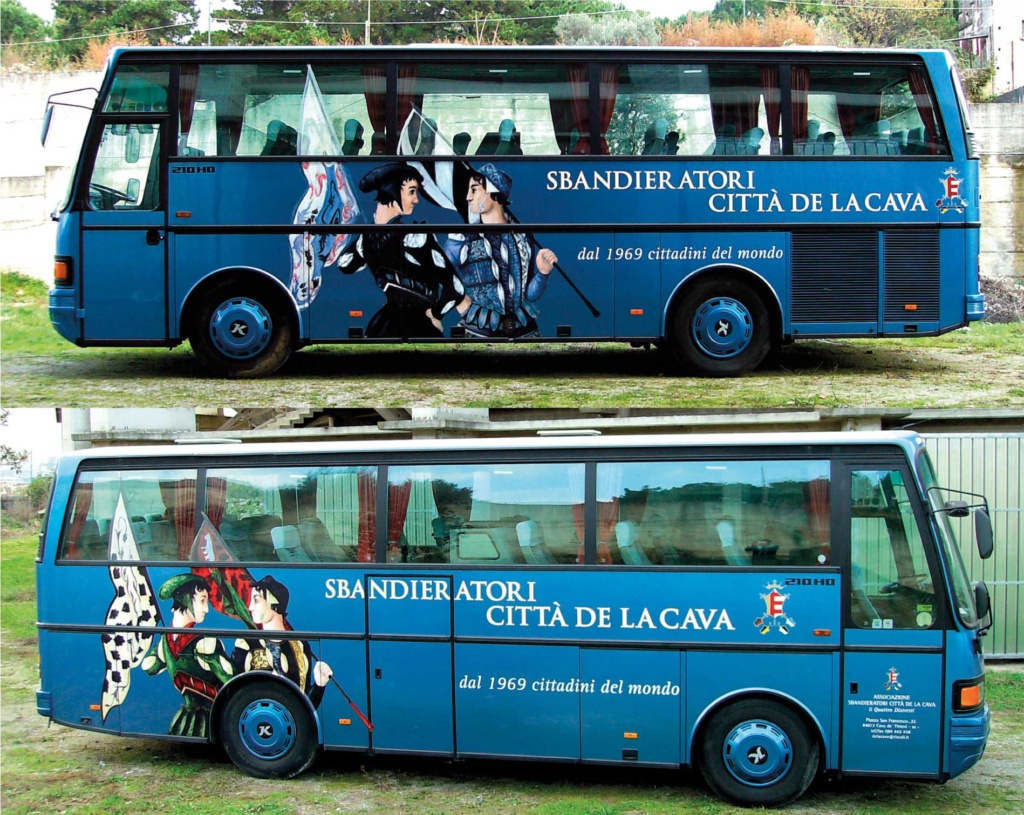 L'Autobus degli Sbandieratori Città de la Cava