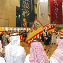 Gli Sbandieratori CIttà de La Cava in Arabia Saudita